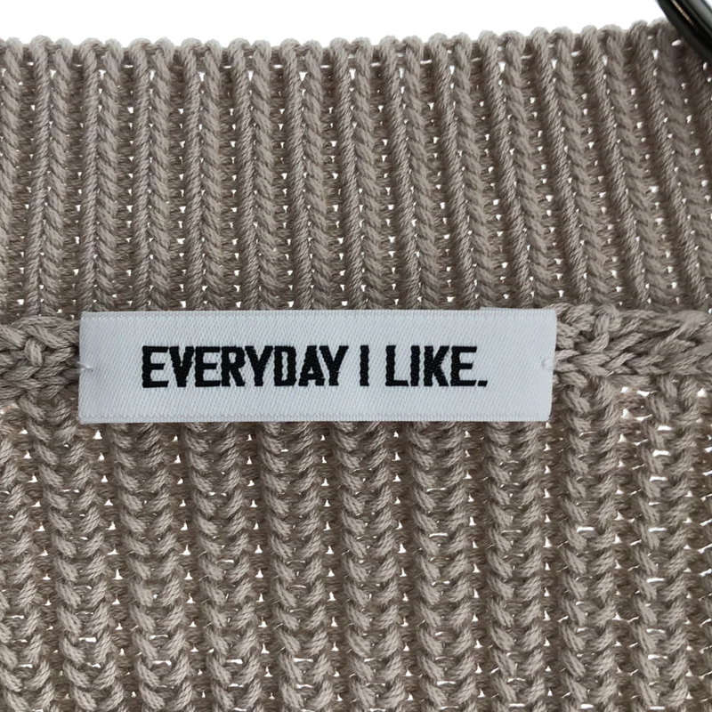Deuxieme Classe / ドゥーズィエムクラス | 2023SS | EVERYDAY I LIKE / Design Sleeve Cropped コットン プルオーバーニット |