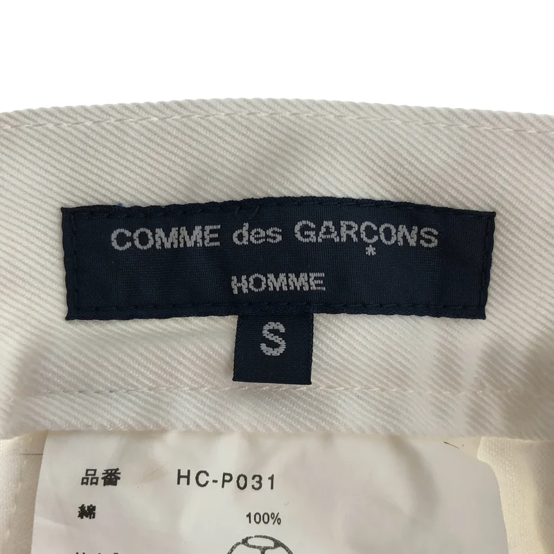 COMME des GARCONS HOMME / コムデギャルソンオム | 2019SS | コットンツイル タック サルエル ワイドパンツ | S | メンズ