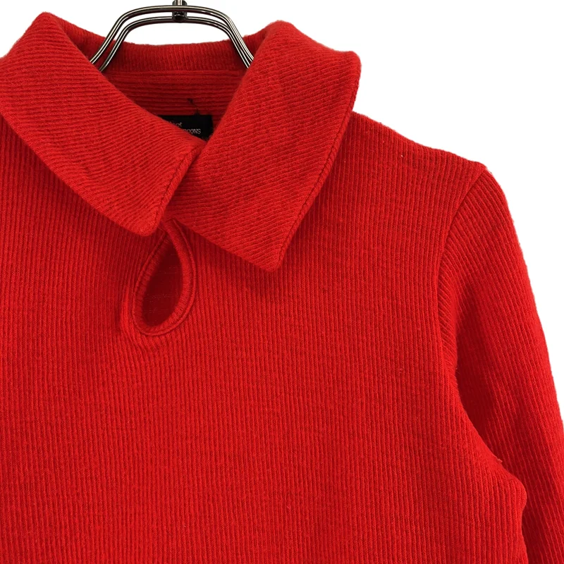 tricot COMME des GARCONS / トリココムデギャルソン | 2002AW | ウール レギュラーカラーニット |