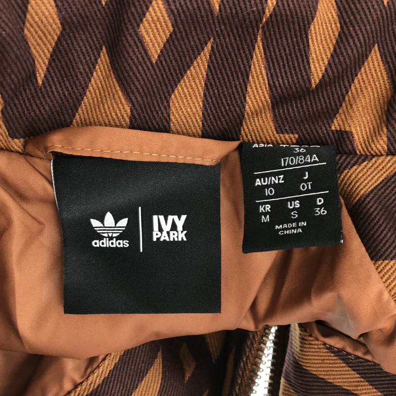 adidas / アディダス | × IVY PARK / Crop Monogram Track Jacket / コットン クロップド モノグラム トラックジャケット | OT | レディース