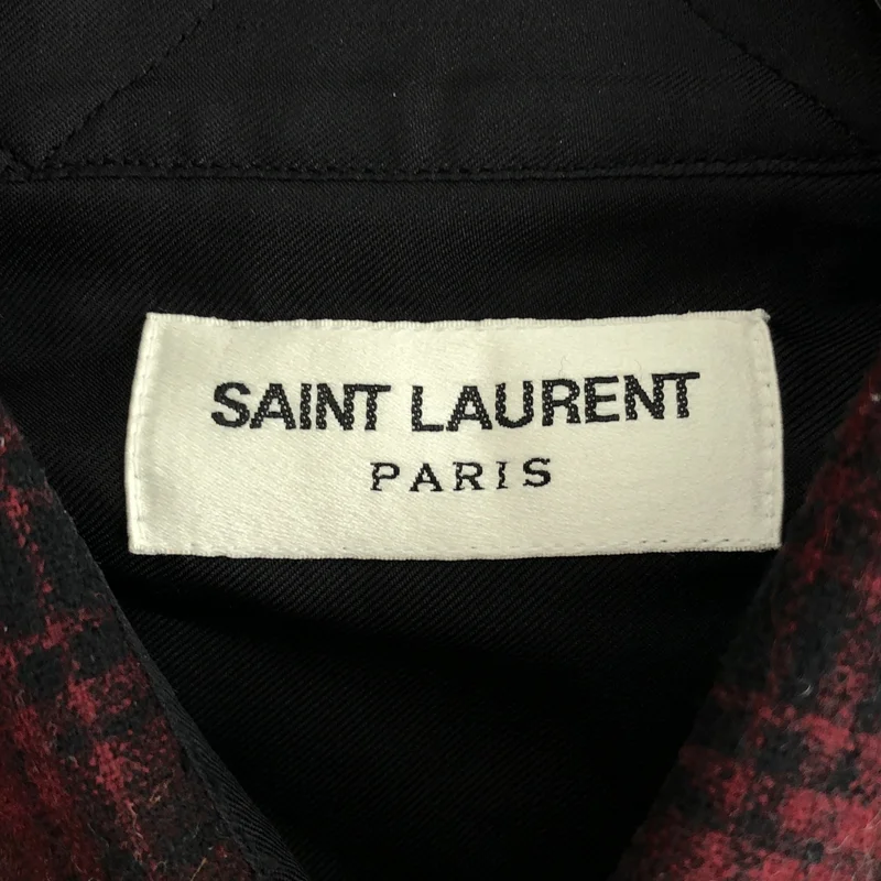 SAINT LAURENT PARIS / サンローランパリ | 2014AW | エディ期 チェックシャツ | 39 15 1/2 | メンズ