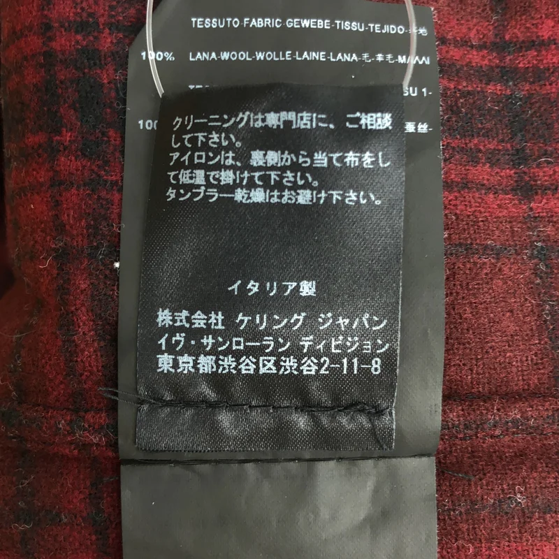 SAINT LAURENT PARIS / サンローランパリ | 2014AW | エディ期 チェックシャツ | 39 15 1/2 | メンズ