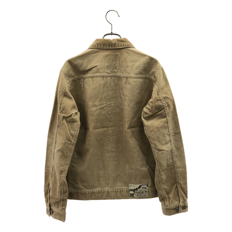 visvim / ビズビム | 101 CORDUROY JKT / パイソンパッチ コーデュロイ ロゴボタン ジャケット | 1 | メンズ