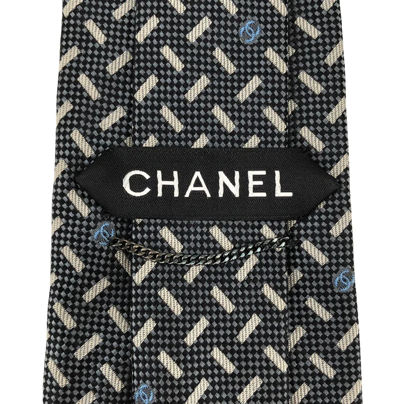 CHANEL / シャネル | ココマーク シルク ネクタイ |