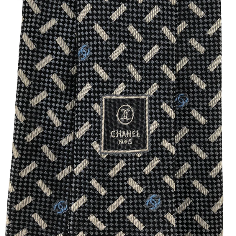 CHANEL / シャネル | ココマーク シルク ネクタイ |