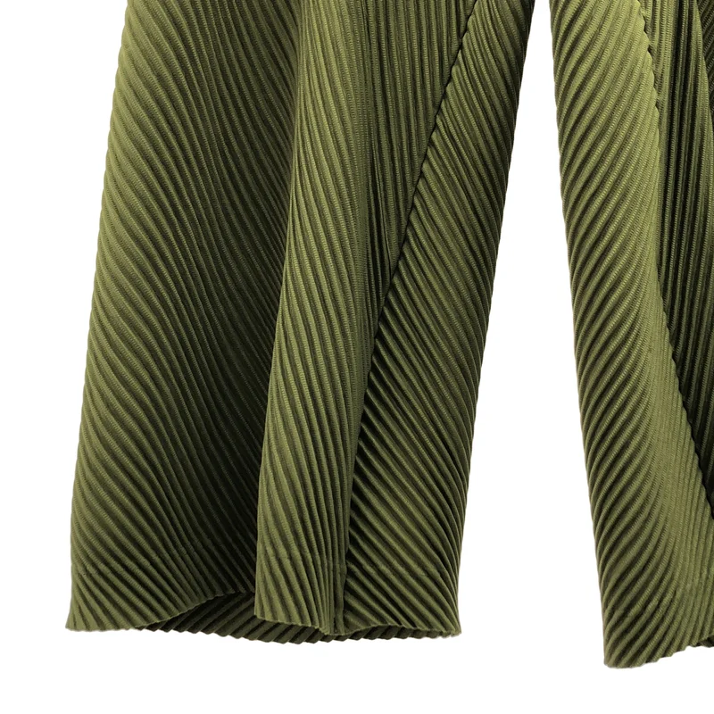 HOMME PLISSE ISSEY MIYAKE / オムプリッセイッセイミヤケ | 2023AW | プリーツ 切替 ワイド フレア イージーパンツ | 3 | メンズ