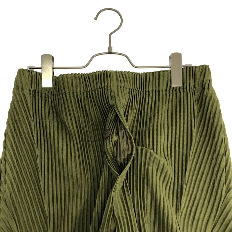 HOMME PLISSE ISSEY MIYAKE / オムプリッセイッセイミヤケ | 2023AW | プリーツ 切替 ワイド フレア イージーパンツ | 3 | メンズ