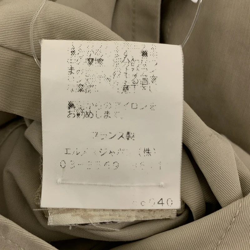 HERMES / エルメス | by Martin Margiela マルジェラ / コットン トレンチコート | 38 | レディース