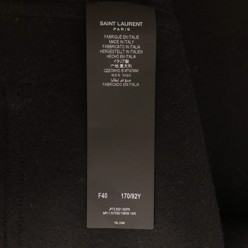 SAINT LAURENT PARIS / サンローランパリ | 2018AW | ウールメルトン ダッフルコート 507529 | 40 | レディース