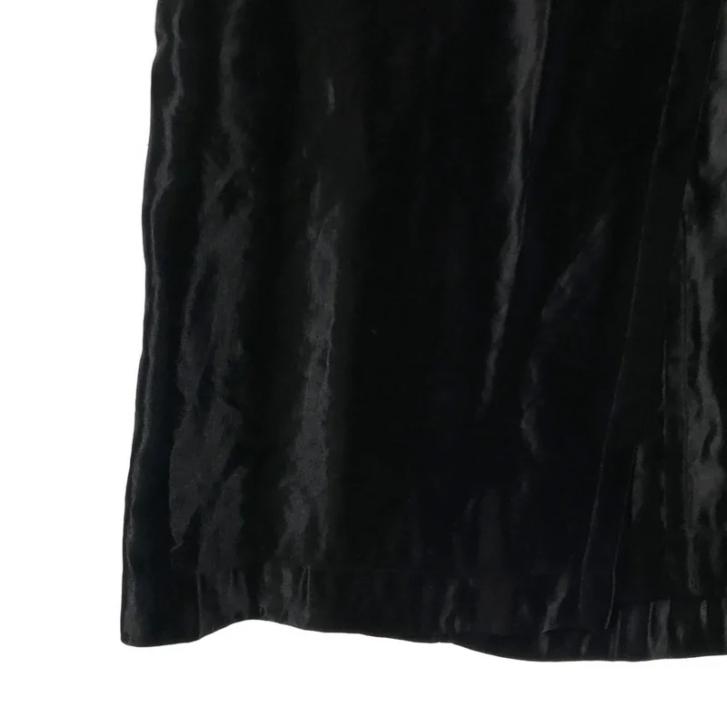 DRIES VAN NOTEN / ドリスヴァンノッテン | リネン混 サテン ラップスカート | 34 | レディース