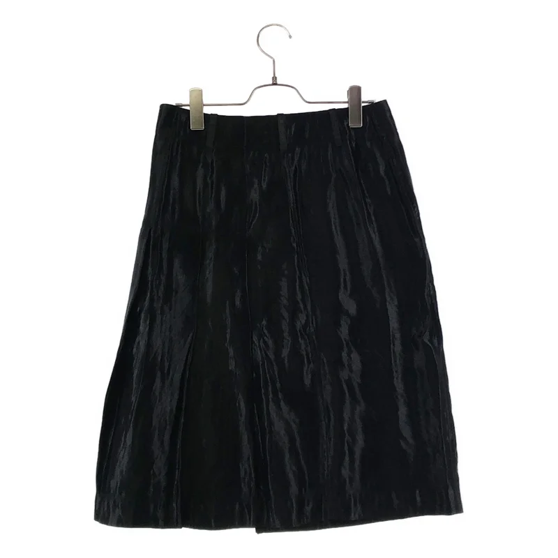 DRIES VAN NOTEN / ドリスヴァンノッテン | リネン混 サテン ラップスカート | 34 | レディース