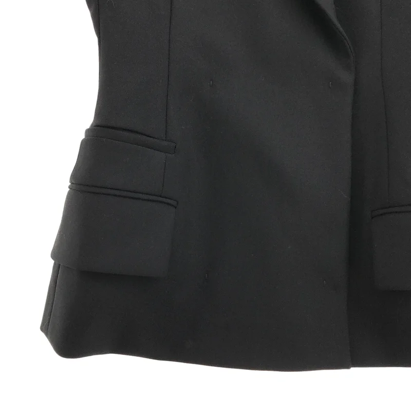 Sportmax / スポーツマックス | ピークドラペル ジレ ベスト | 40