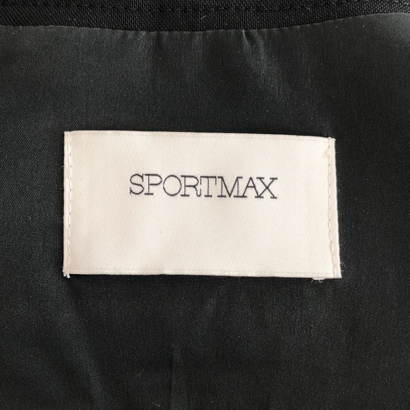 Sportmax / スポーツマックス | ピークドラペル ジレ ベスト | 40 | レディース