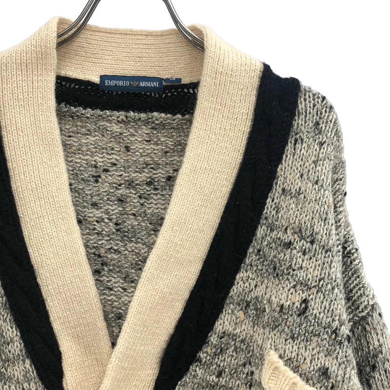 EMPORIO ARMANI / エンポリオアルマーニ | ウール Vネック カーディガン | M | メンズ