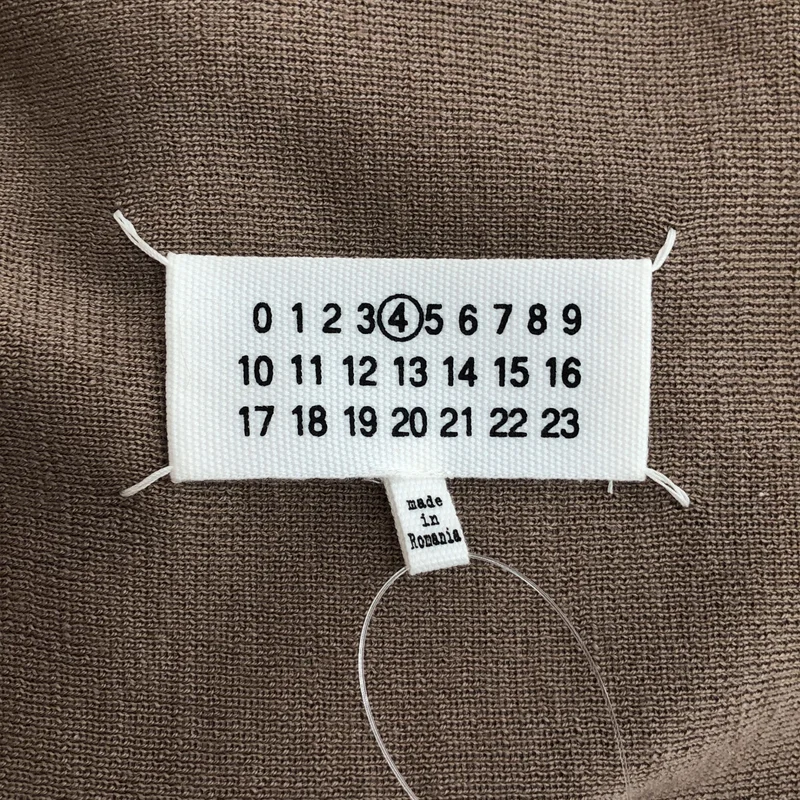 Maison Margiela / メゾンマルジェラ | 2015SS | ウール ベルテッド ラップ ニットワンピース | M | レディース
