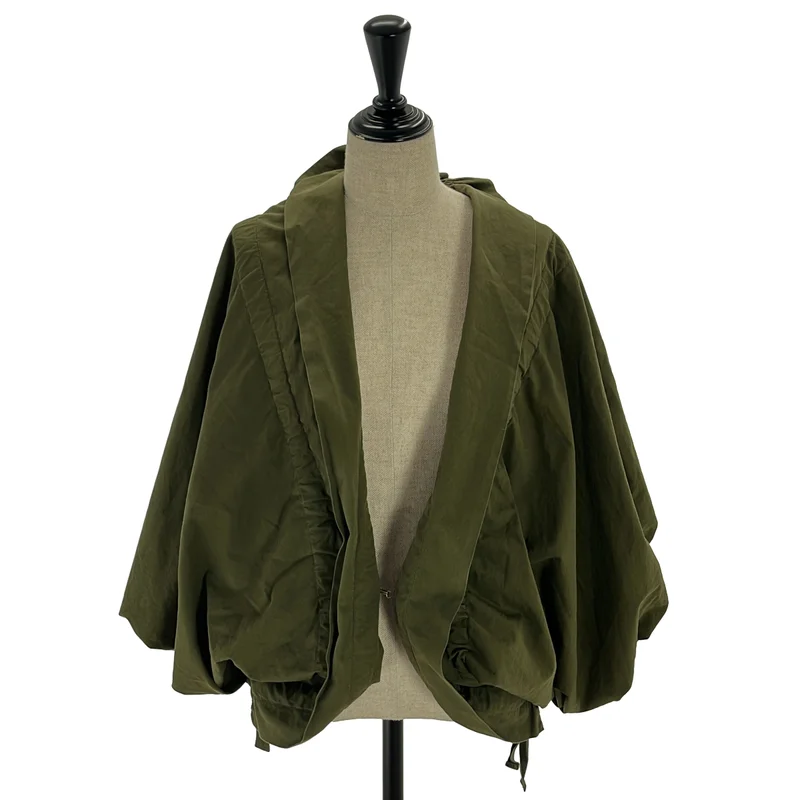 DRIES VAN NOTEN / ドリスヴァンノッテン | ギャザー バルーンジャケット | XS | レディース
