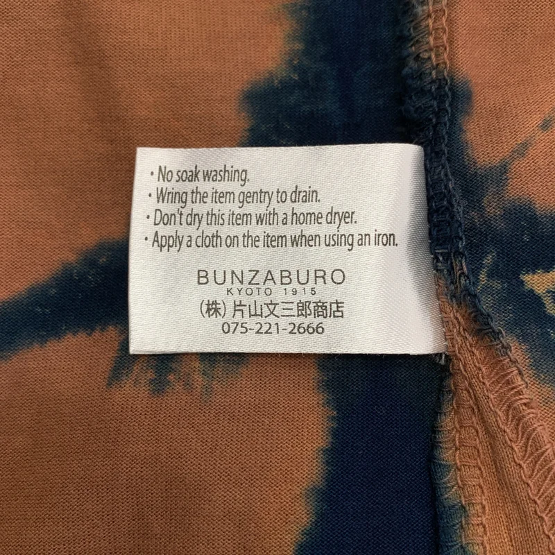 BUNZABURO / ブンザブロウ |  コットン タイダイ Tシャツ カットソー |