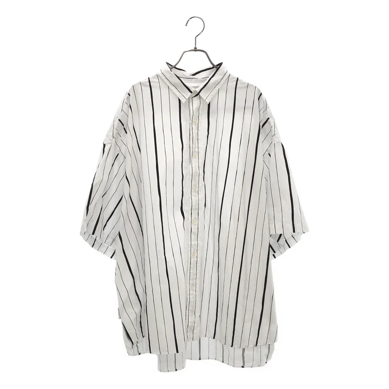 S.F.C (SFC) / エスエフシー | 2026SS | COTTON STRIPE OPEN COLLAR SHIRT ストライプ オープンカラーシャツ | XXL | メンズ
