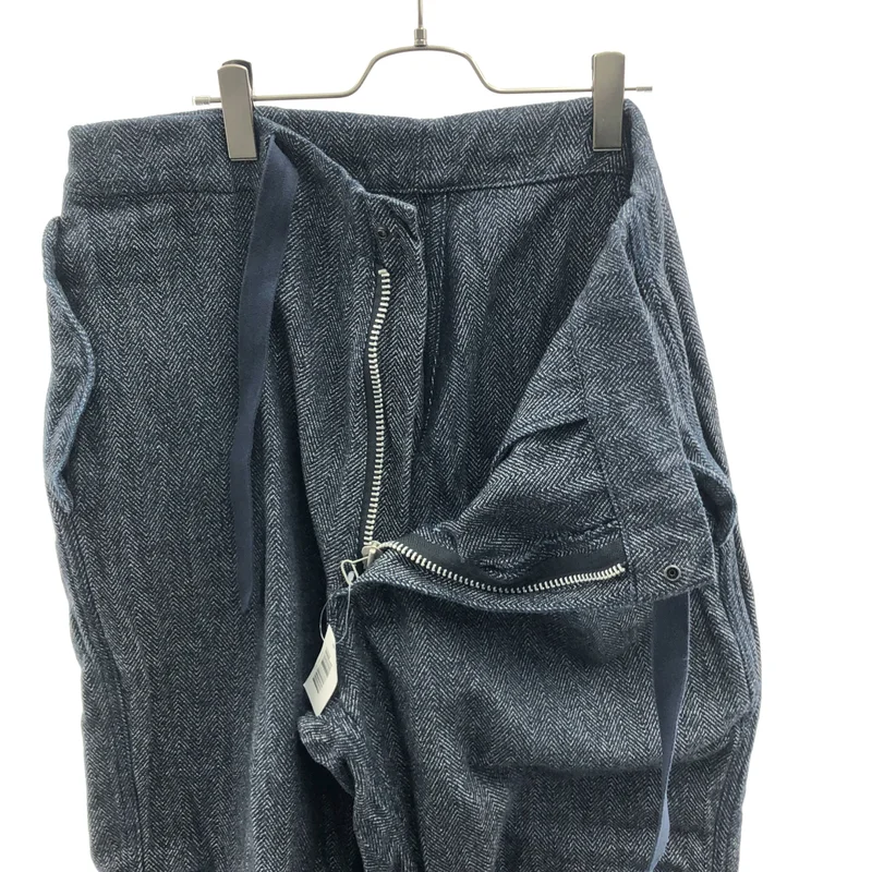 Quilp / クイルプ | ヘリンボーン クロップドパンツ |