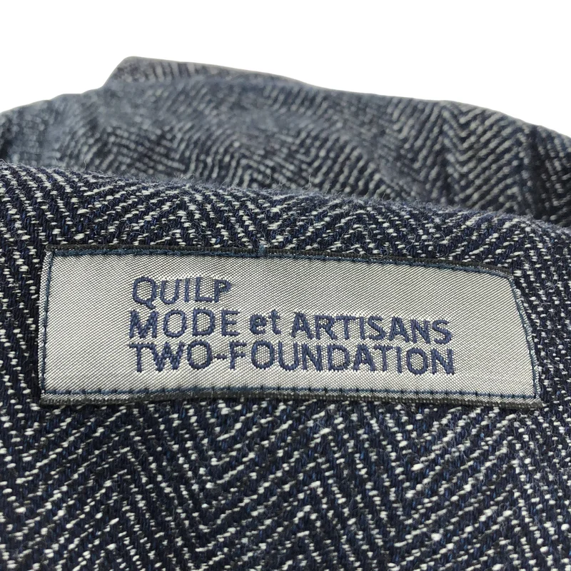 Quilp / クイルプ | ヘリンボーン クロップドパンツ |