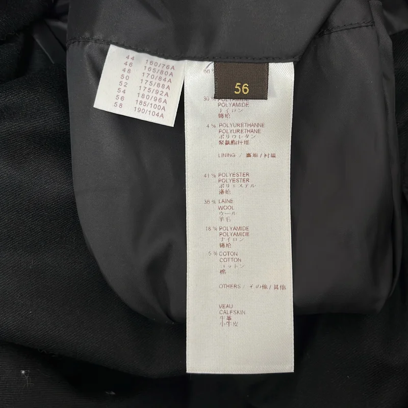 Louis Vuitton / ルイヴィトン | 2way デタッチャブル レザー切替 ダウンジャケット | 56 | メンズ