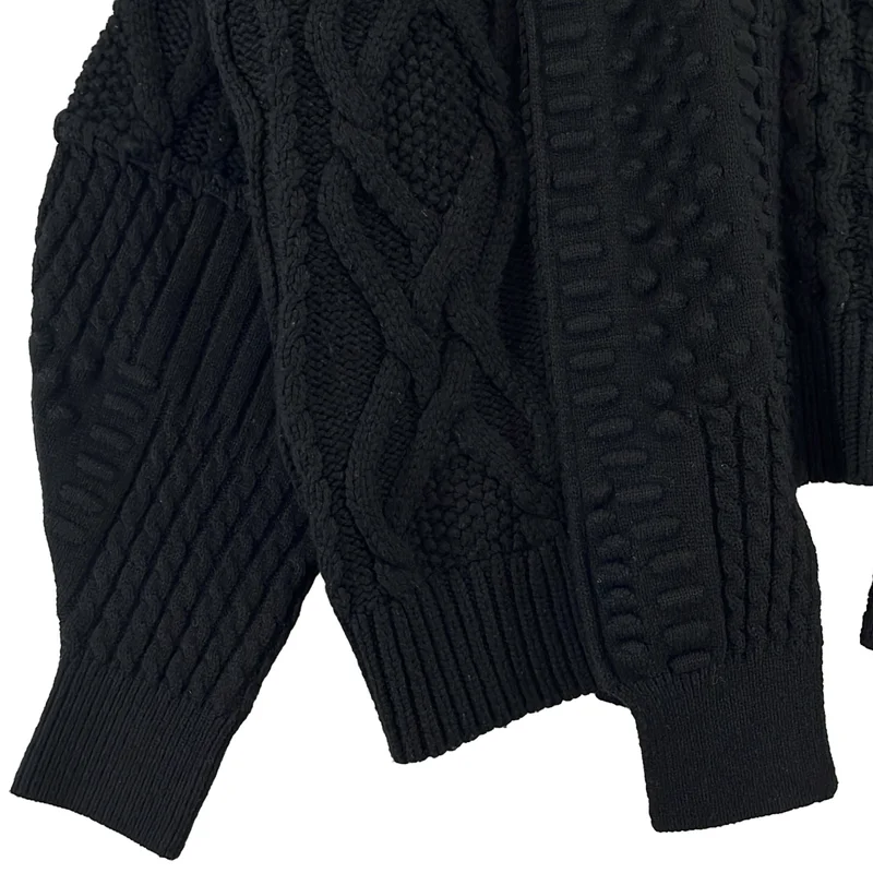 ENFOLD / エンフォルド | ×Motohiro Tanji / CABLE PULLOVER ケーブル プルオーバー ニット | 38 | レディース