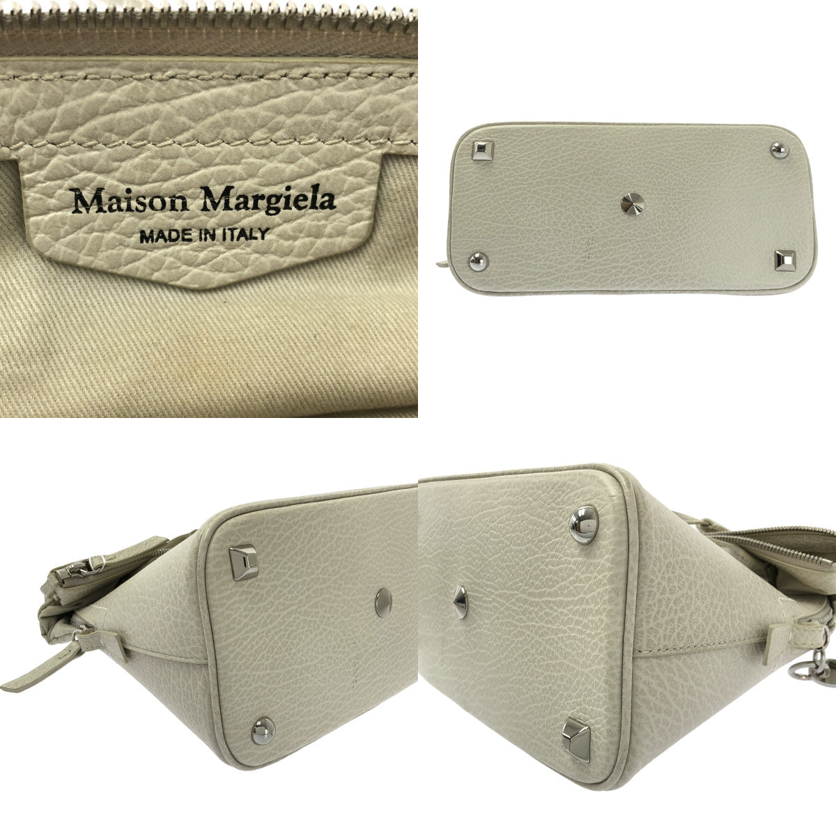 Maison Margiela / メゾンマルジェラ | 2021SS | 5AC CLASSIQUE MINI クラシック ミニ ショルダーバッグ | グレージュ | レディース Maison Margiela / メゾンマルジェラ | 2021SS | 5AC CLASSIQUE MINI