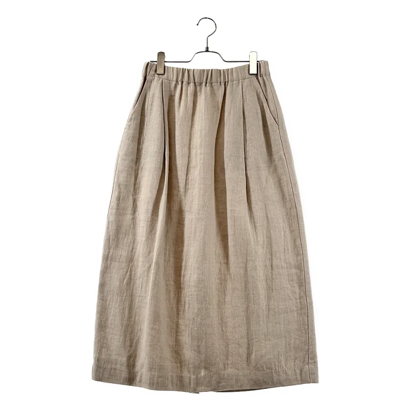 evam eva / エヴァムエヴァ | linen wool skirt リネン ウールロングスカート | M | レディース