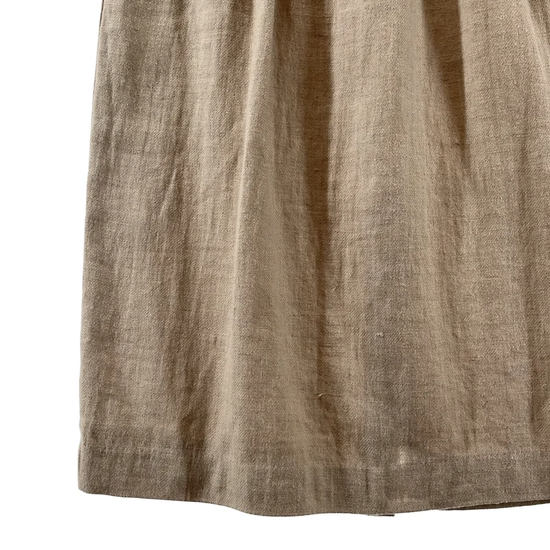 evam eva / エヴァムエヴァ | linen wool skirt リネン ウールロングスカート | M | レディース