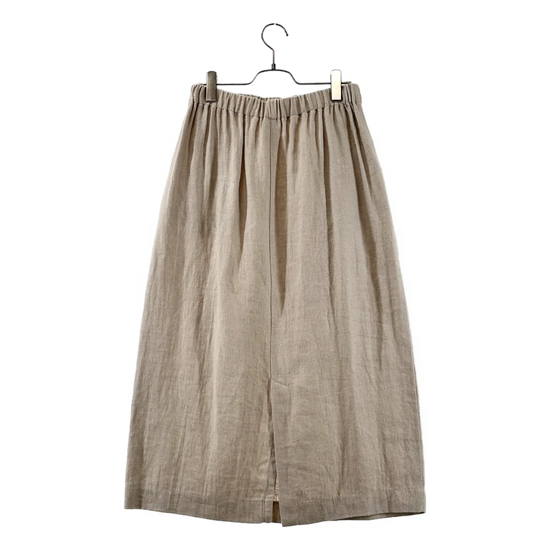 evam eva / エヴァムエヴァ | linen wool skirt リネン ウールロングスカート | M | レディース