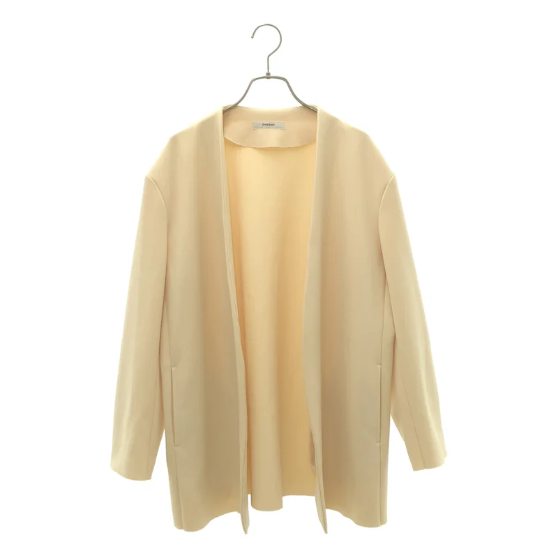PHEENY / フィーニー | Amunzen Jacket ノーカラージャケット | F | レディース