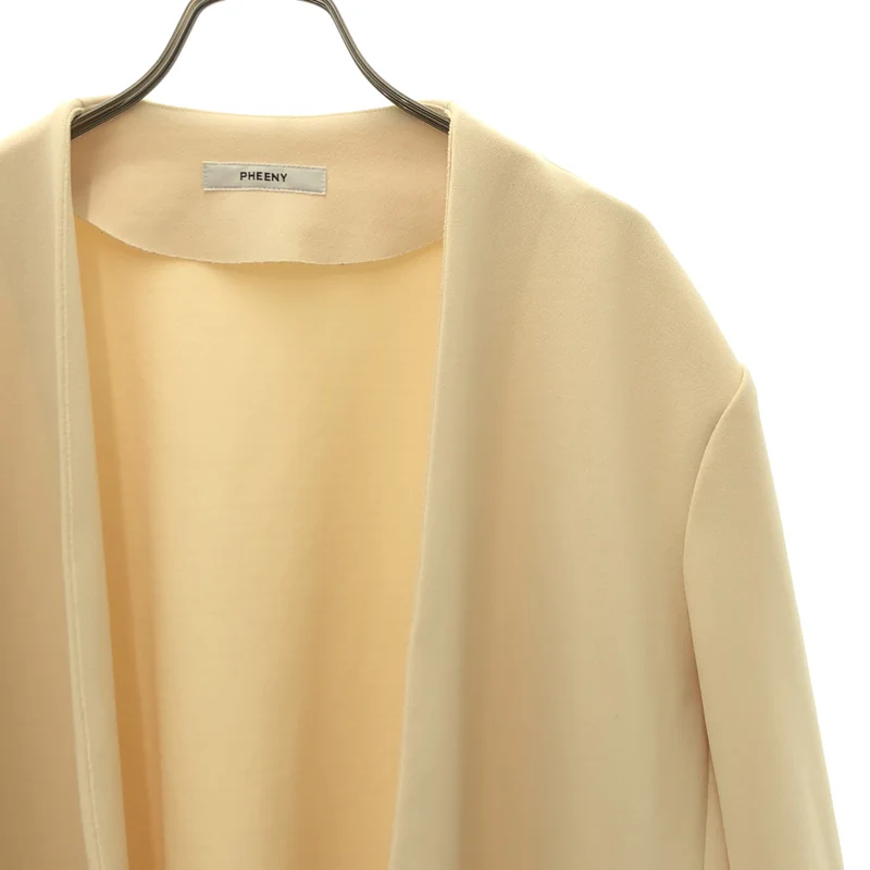 PHEENY / フィーニー | Amunzen Jacket ノーカラージャケット | F | レディース
