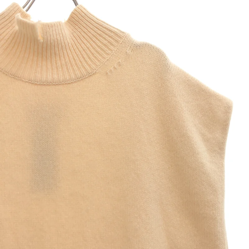 Maison Margiela / メゾンマルジェラ | 2019AW | ウール ダメージ加工 タートルネック ニットベスト | L | レディース