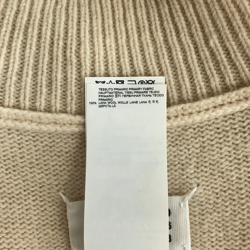 Maison Margiela / メゾンマルジェラ | 2019AW | ウール ダメージ加工 タートルネック ニットベスト | L | レディース