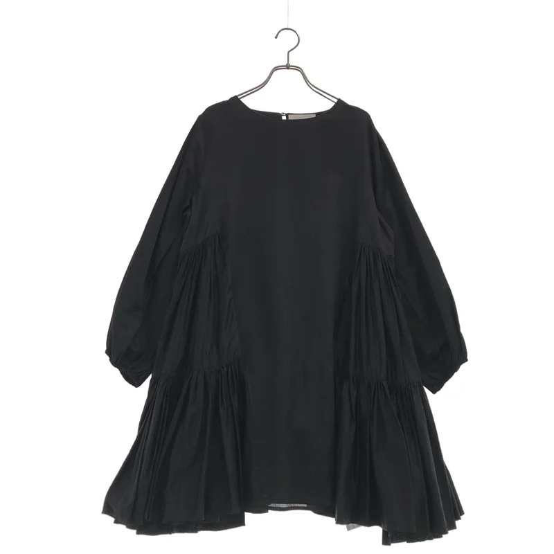 MERLETTE / マーレット | コットン シルク ティアードワンピース | XS | レディース
