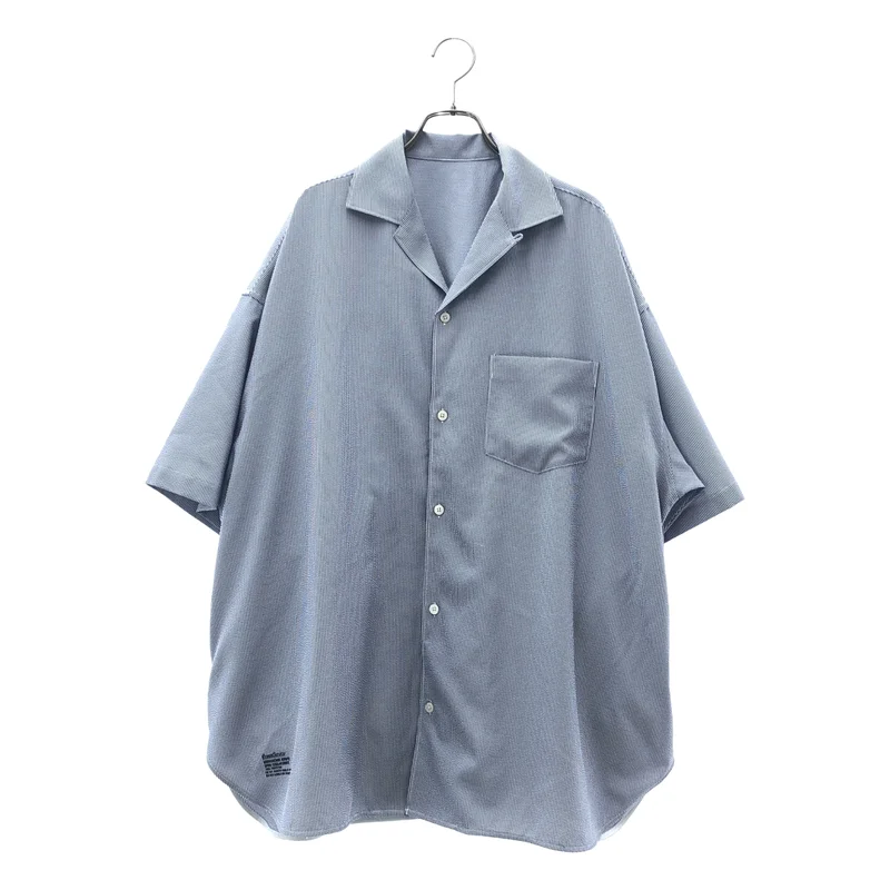 FreshService / フレッシュサービス | 2026SS | SEERSUCKER STRIPE OPEN COLLAR SHIRT シアサッカー ストライプ 半袖シャツ | L | メンズ