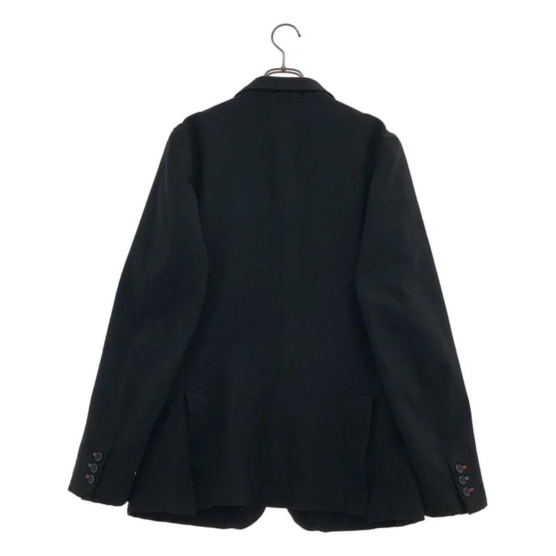 COMME des GARCONS HOMME DEUX / コムデギャルソンオムドゥ | 2017SS | エステル縮絨 ヘリンボーン 5B テーラードジャケット | M | メンズ