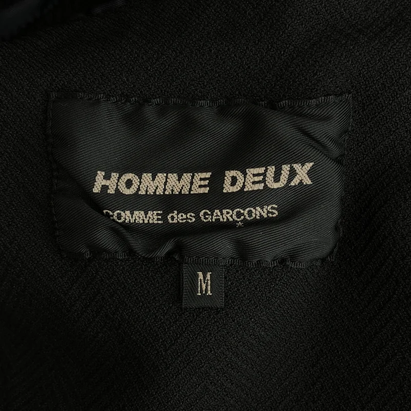 COMME des GARCONS HOMME DEUX / コムデギャルソンオムドゥ | 2017SS | エステル縮絨 ヘリンボーン 5B テーラードジャケット | M | メンズ