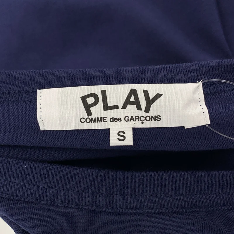 PLAY COMME des GARCONS / プレイコムデギャルソン | ハートワッペン プリント Tシャツ | S | レディース