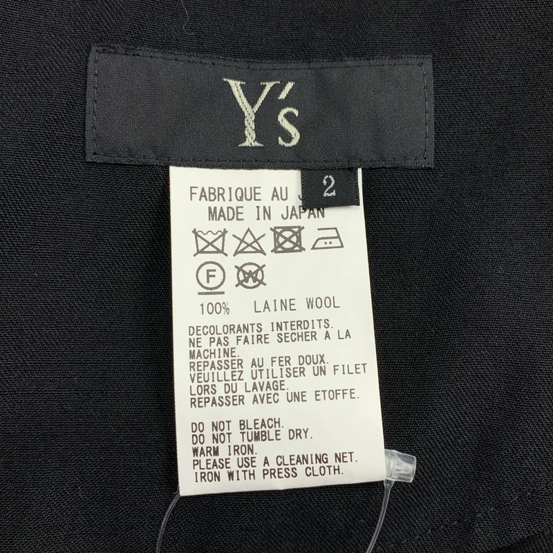 Y's / ワイズヨウジヤマモト | 2023AW | ウールギャバ ノースリーブドレス | 2 | レディース