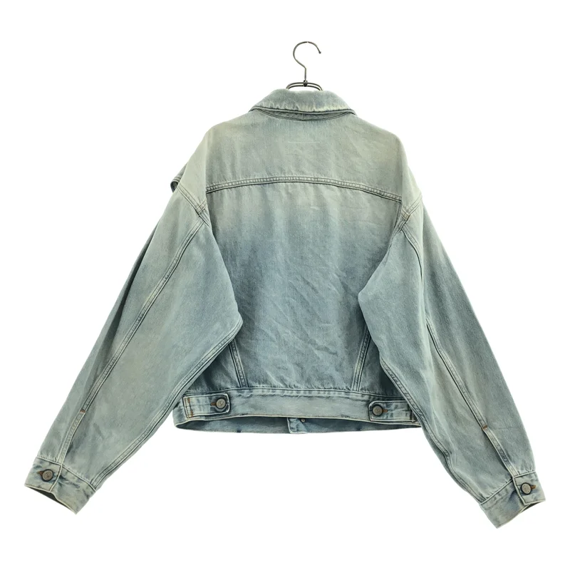 MM6 Maison Margiela / エムエムシックスメゾンマルジェラ | 2019SS | OPEN SLEEVE DENIM CAPE JACKET  / オープンスリーブ デニムケープジャケット | 36 | レディース