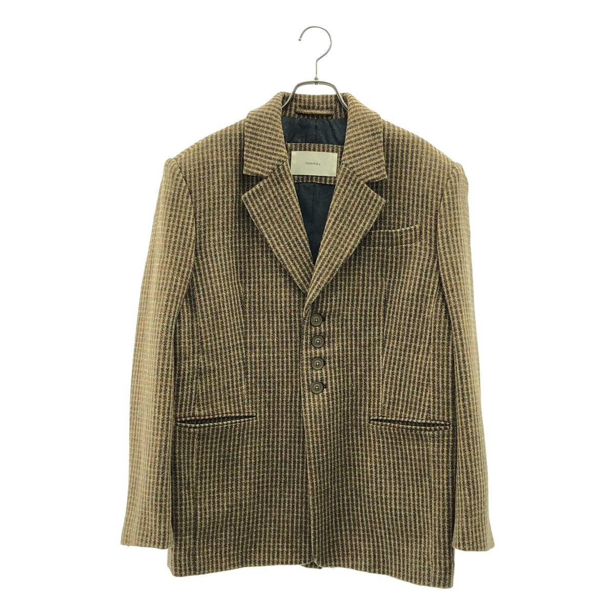 TODAYFUL / トゥデイフル | Wool100% Check Jacket ウール100%チェック