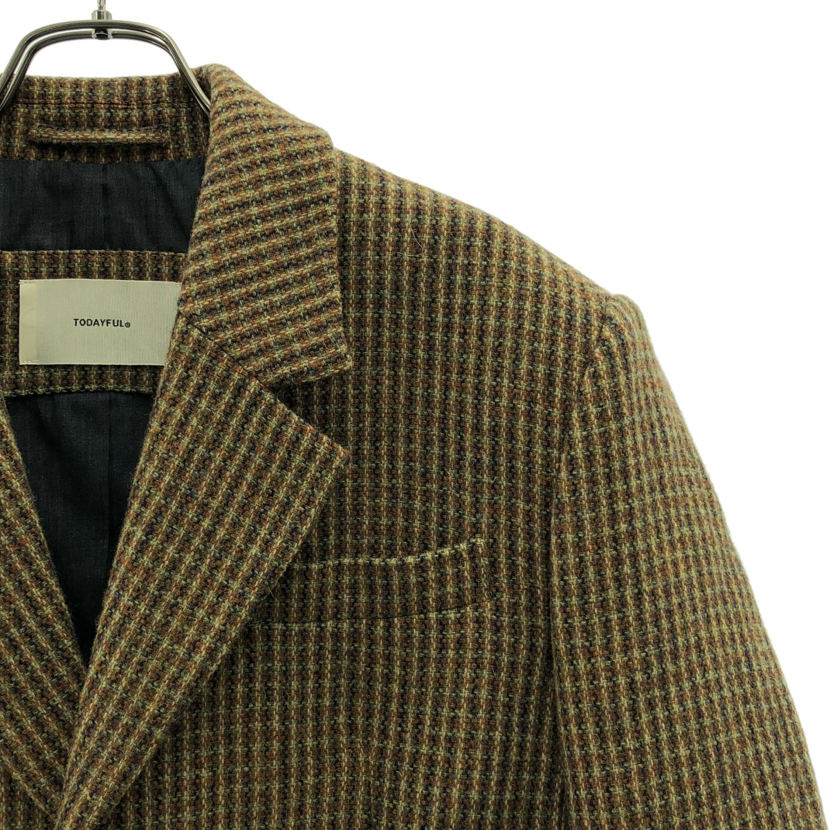 TODAYFUL / トゥデイフル | Wool100% Check Jacket ウール100%チェック
