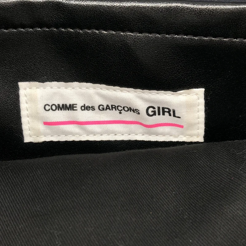 COMME des GARCONS GIRL / コムデギャルソンガール | エコレザー リボンデザイン トートバッグ |