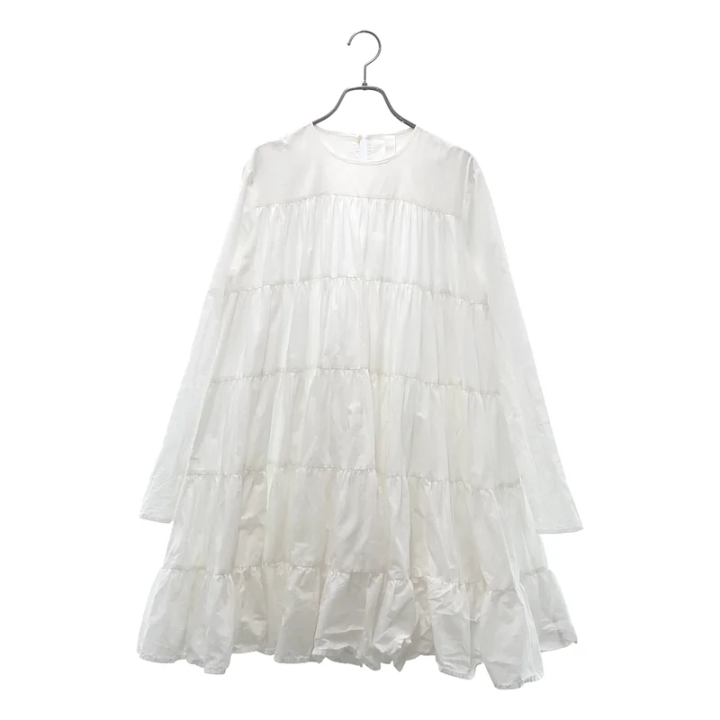 MERLETTE / マーレット | × TOMORROWLAND / 別注 SOLIMAN コットン ティアードワンピース | XS | レディース