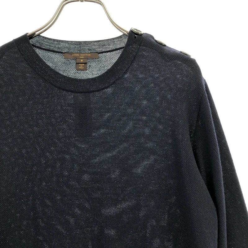 Louis Vuitton / ルイヴィトン | シルク ニット切替 ワンピース RW142W F6KD20OFX | S | レディース