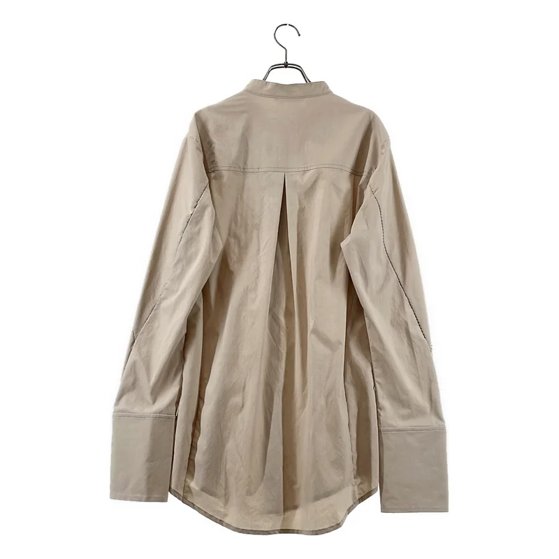 incarnation / インカネーション | ストレッチ ピンタック バンドカラーシャツ | M | メンズ