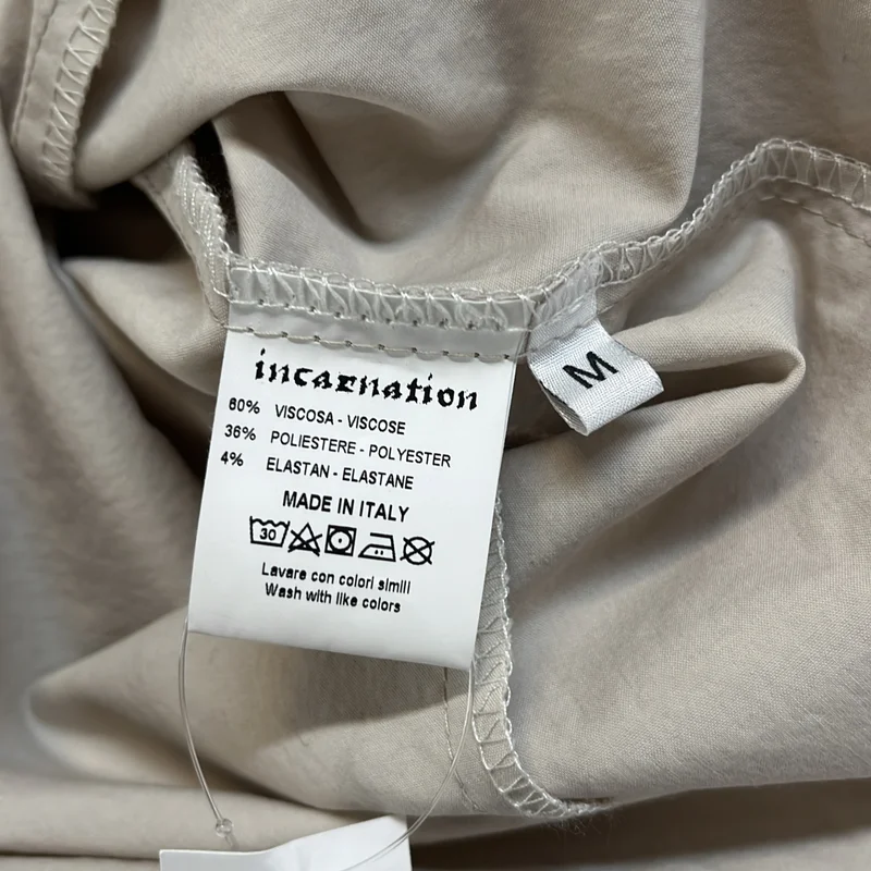 incarnation / インカネーション | ストレッチ ピンタック バンドカラーシャツ | M | メンズ
