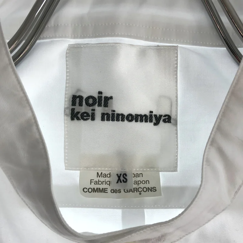 noir kei ninomiya / ノワールケイニノミヤ | 2024SS | レイヤードスリーブ バンドカラーシャツ_長袖 | XS | レディース