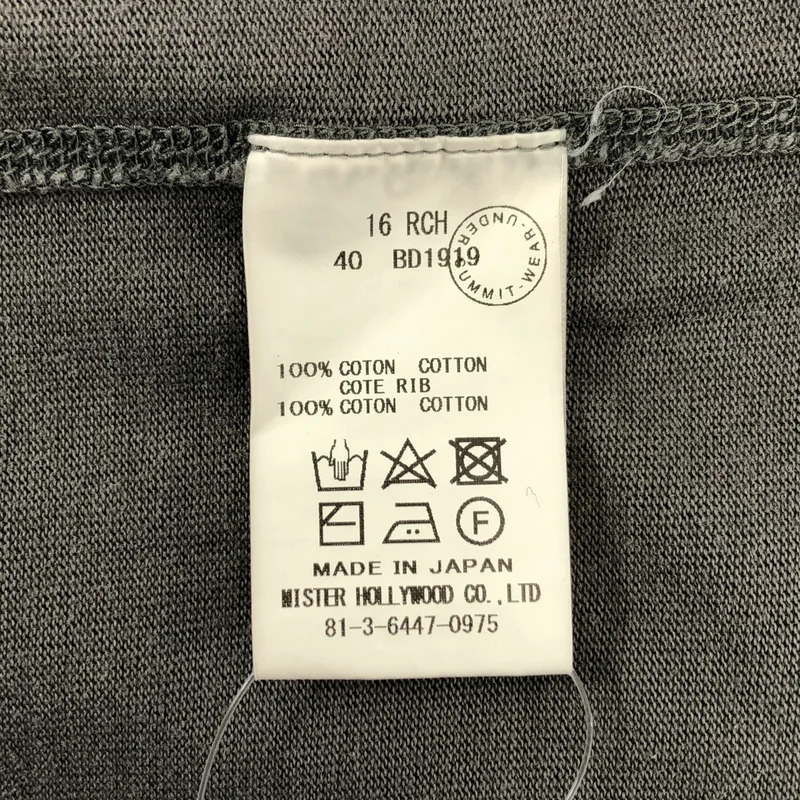 N.HOOLYWOOD / エヌハリウッド | 16 RCH / クルーネック ポケット Tシャツ カットソー | 40 | メンズ